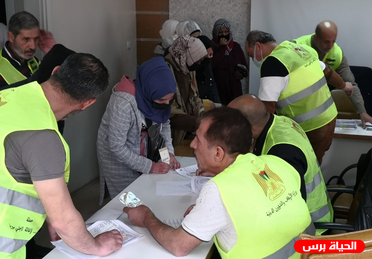 تركيا: السفير الفلسطيني يتفقد سير حملة 